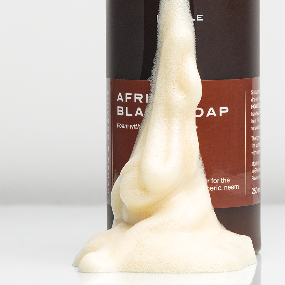 African Black Soap Foam - Scented 250 ml